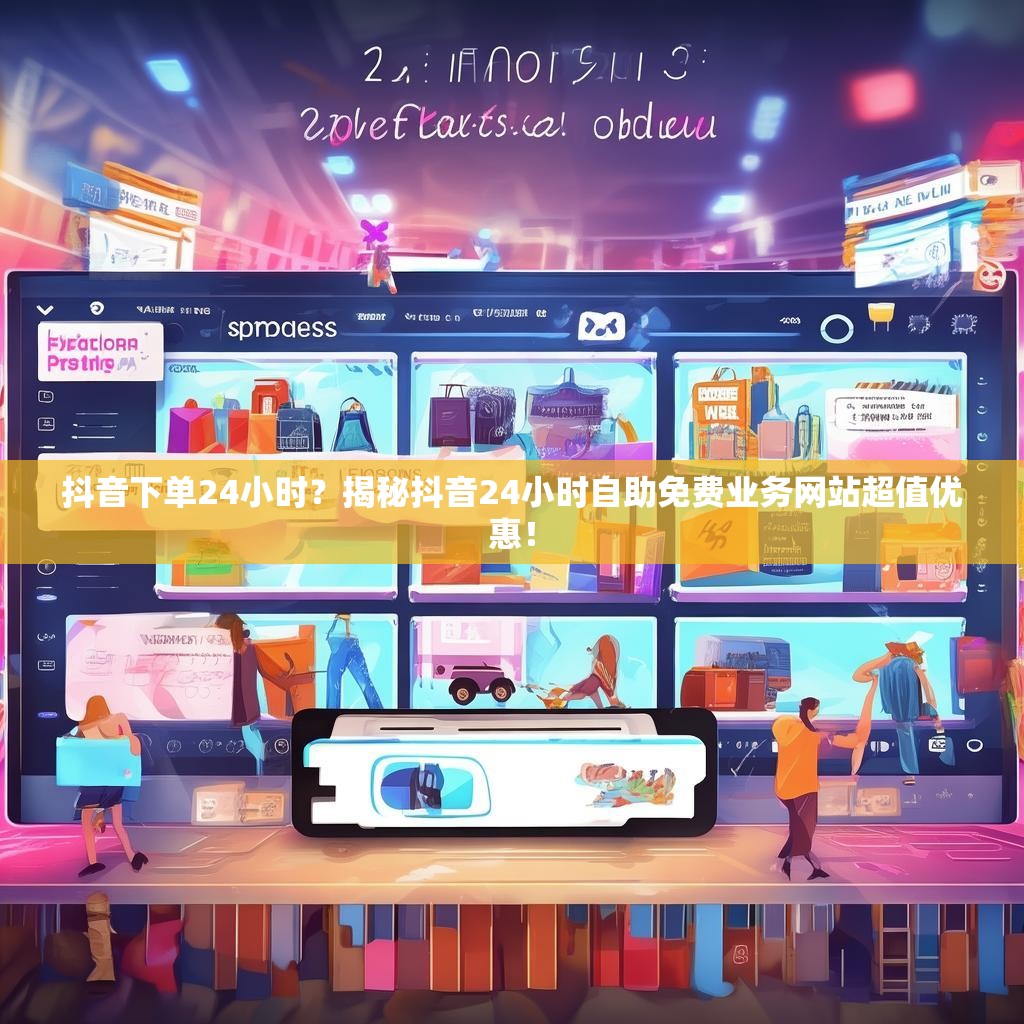 抖音下单24小时？揭秘抖音24小时自助免费业务网站超值优惠！