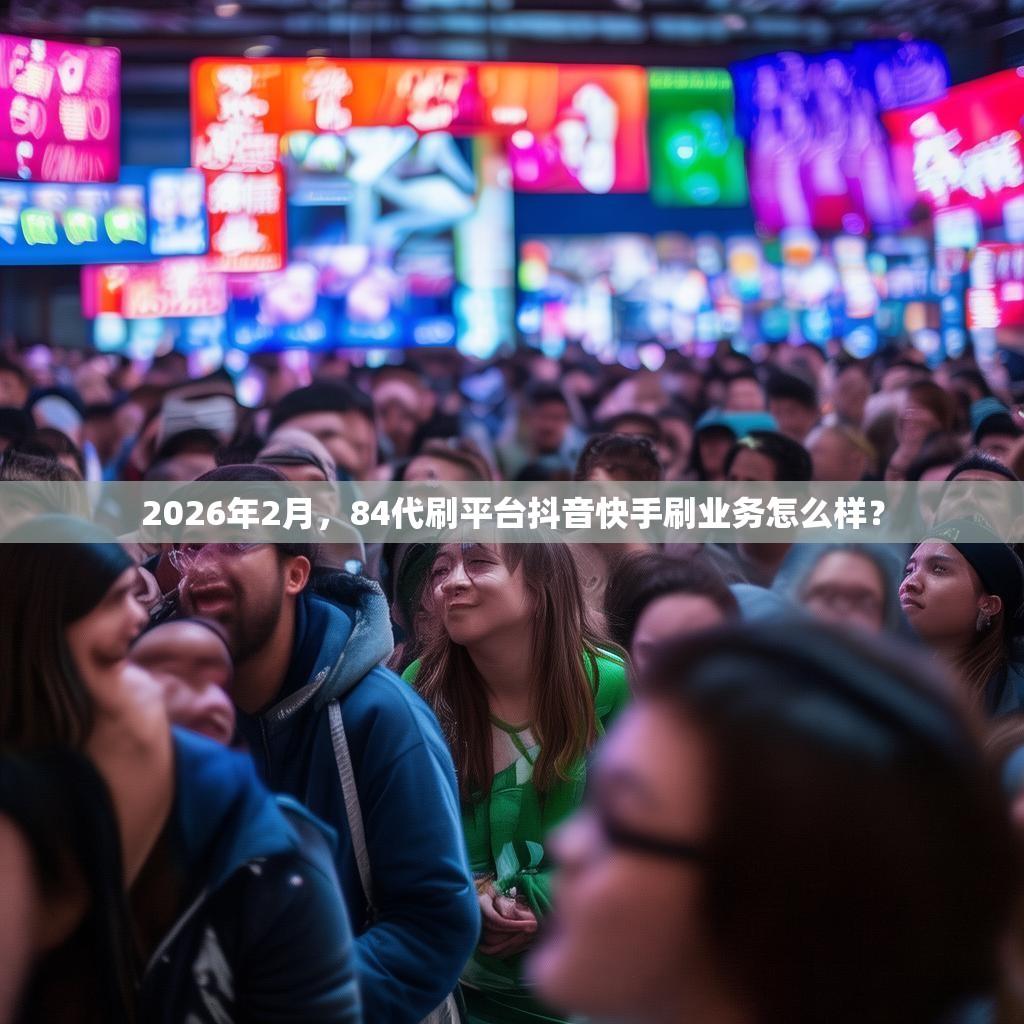 2026年2月，84代刷平台抖音快手刷业务怎么样？