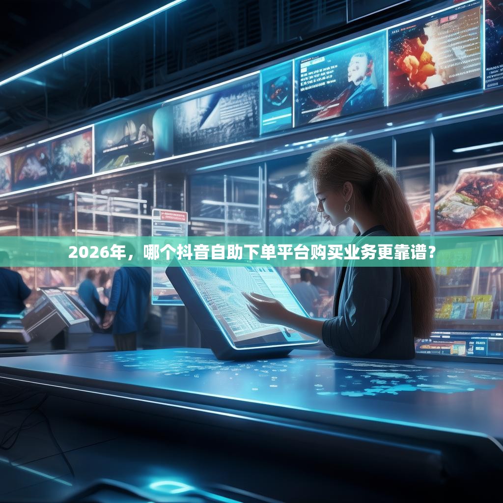 2026年，哪个抖音自助下单平台购买业务更靠谱？