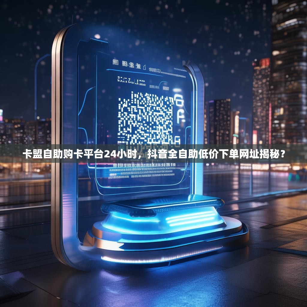卡盟自助购卡平台24小时，抖音全自助低价下单网址揭秘？
