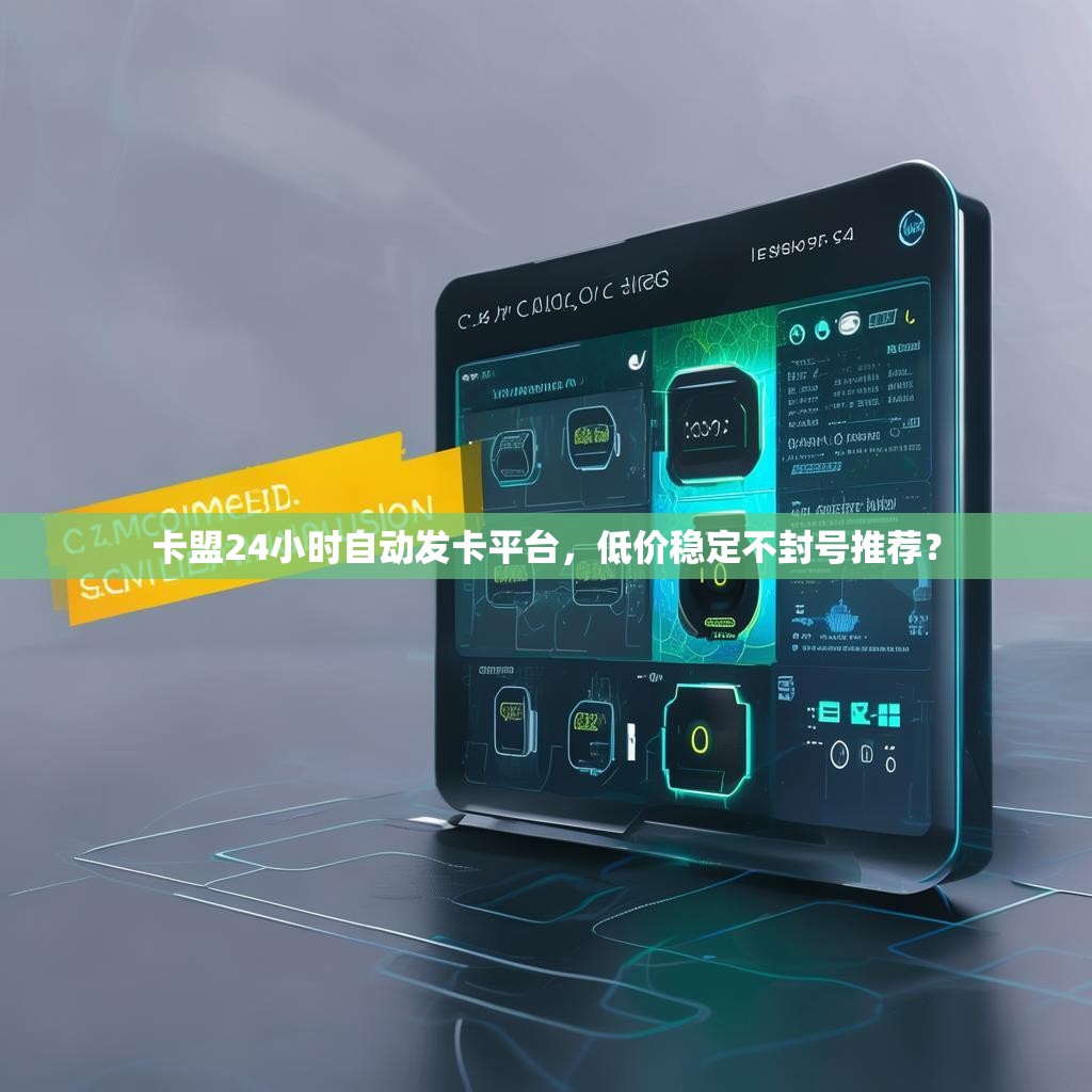 卡盟24小时自动发卡平台，低价稳定不封号推荐？