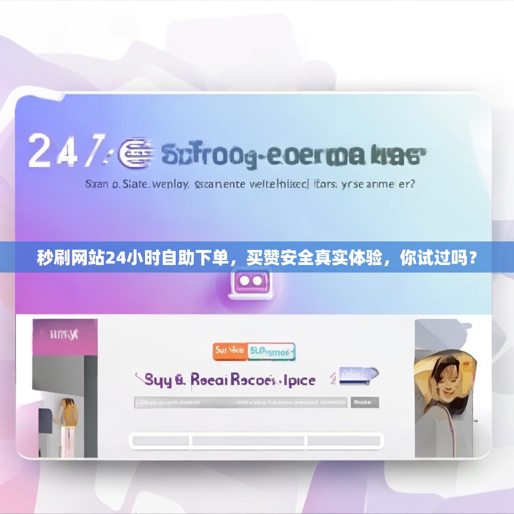 秒刷网站24小时自助下单，买赞安全真实体验，你试过吗？