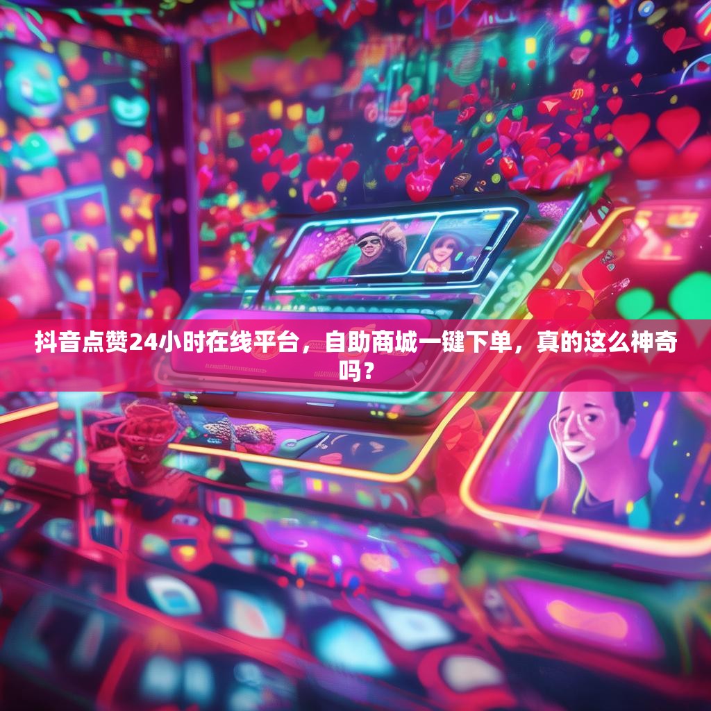 抖音点赞24小时在线平台，自助商城一键下单，真的这么神奇吗？