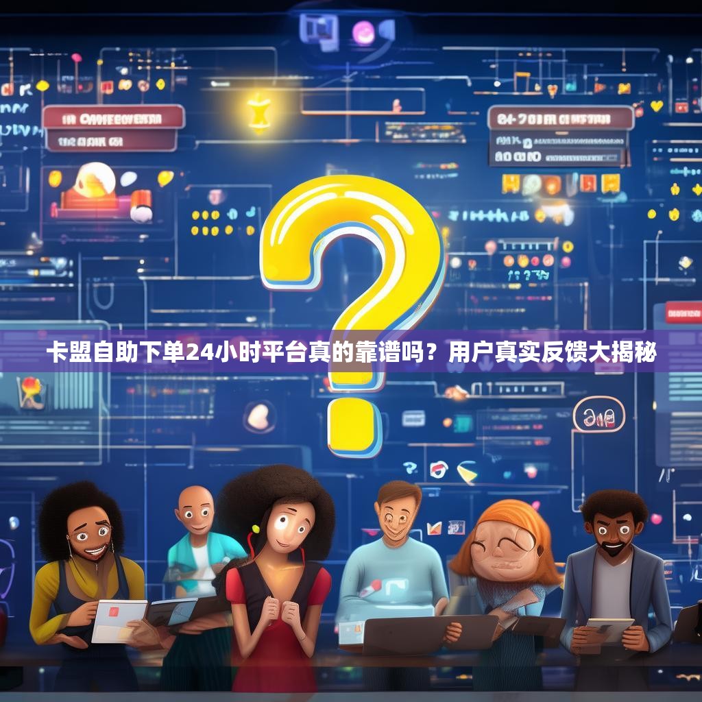 卡盟自助下单24小时平台真的靠谱吗？用户真实反馈大揭秘